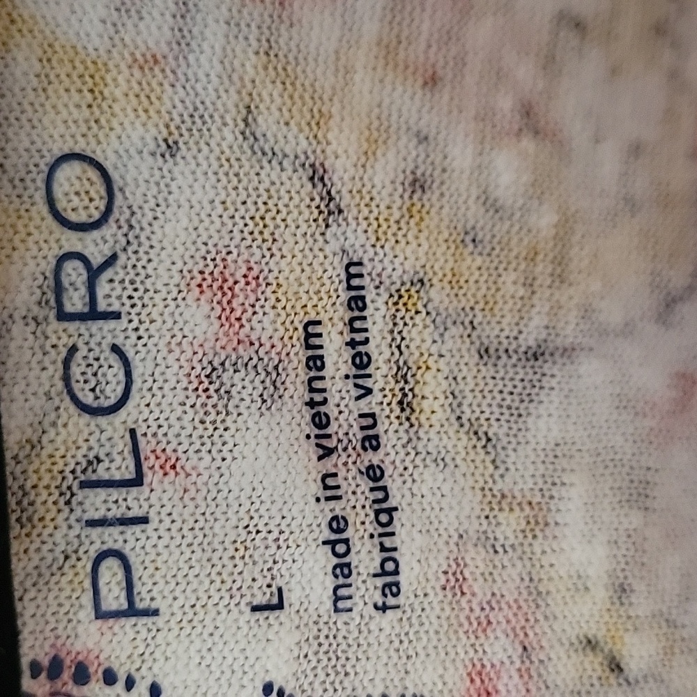 Anthropologie Pilcro Aztec Floral Cotton Linen Shirt Large New - Picture 5 of 8